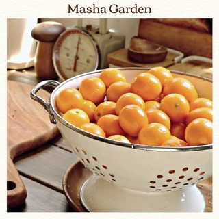 Rổ tráng men khử khuẩn thiết kế quai cầm thân thiện với người dùng và môi trường | masha garden
