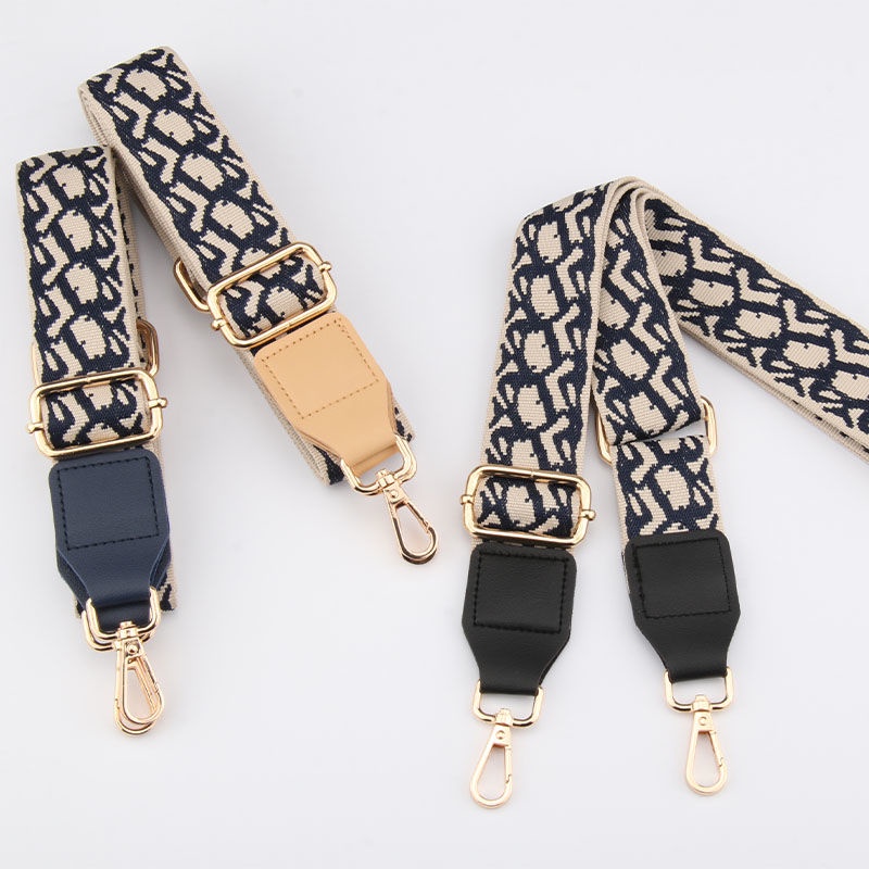 Dây Đeo Túi Xách Bản Rộng 3.8cm Màu Sắc Tương Phản Tùy Chỉnh Thay Thế Tiện Dụng