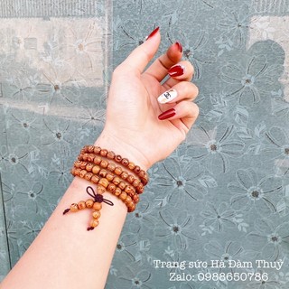 Vòng tay gỗ đàn hương 108 hạt, tặng hộp gấm 🤩🤩🤩