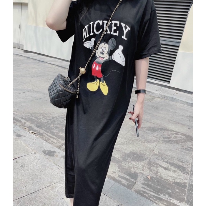 Đầm suông Mickey, chuẩn hàng loại 1 ảnh thật