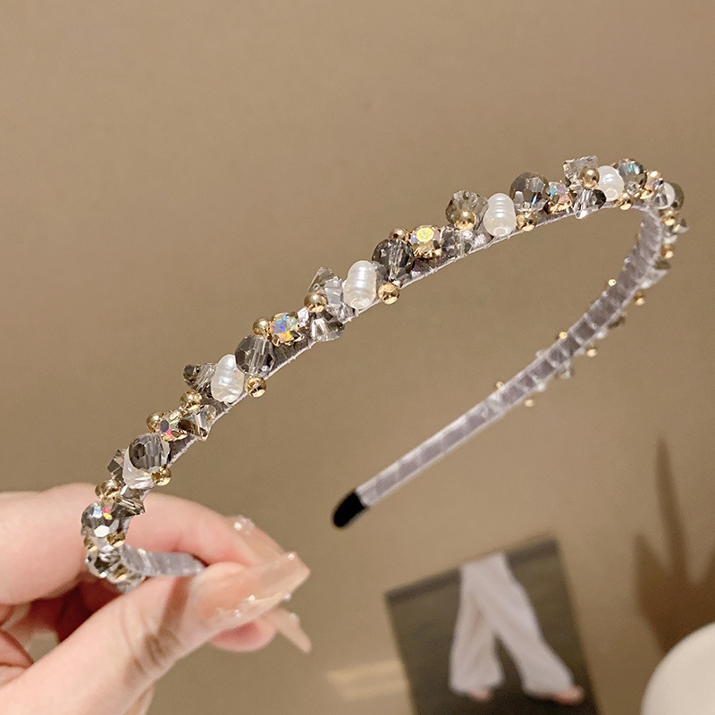 Cài Tóc Kim Loại Đính Pha Lê Phong Cách Senior Mới 2022