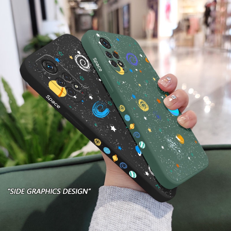 Ốp Điện Thoại Họa Tiết Vũ Trụ Sáng Tạo Cho Xiaomi Redmi Note 11 11S 11T Pro Plus + 4G 5G
