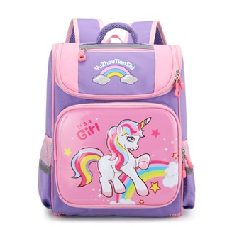 Cặp sách balo chống gù cho trẻ em cao cấp hình công chúa Elsa và Anna in nổi 3D cực chất cho học sinh đi học