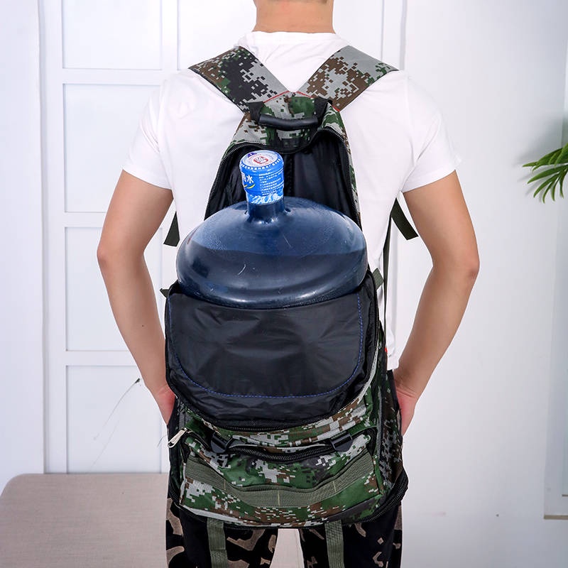 Balo Du Lịch Cỡ Lớn Họa Tiết Rằn Ri Phong Cách Quân Đội Cho Nam