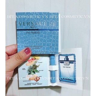 Vial Nước Hoa Nam Versace Eau Fraiche Eau de Toilette