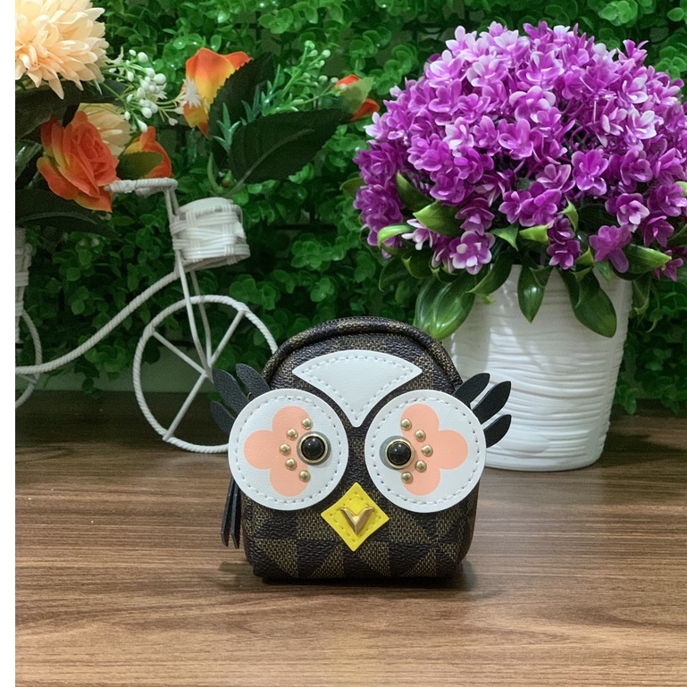 Móc khóa ba lô,đựng tiền hình cú mèo xinh sắn