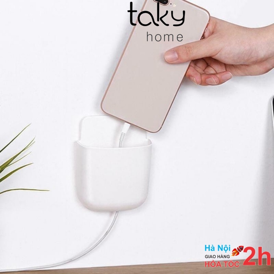 Kệ Dán Tường Để Đồ Đa Năng, Kệ Dán Tường Tiện Ích Để Điều Khiển, Tiện Dụng, Gọn Gàng, Dán 3M Siêu Chắc. TakyHome 4004