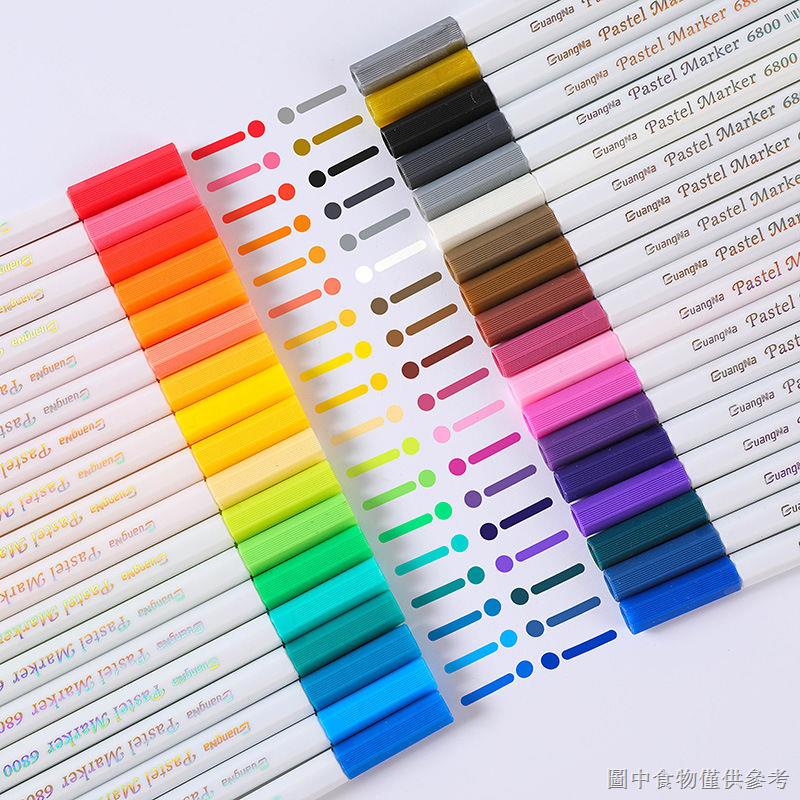 [Bút đánh dấu ghi chú sơn] [Bút kim loại đánh dấu] Bút Pastel acrylic Guangna 6800 Bút đánh dấu acry