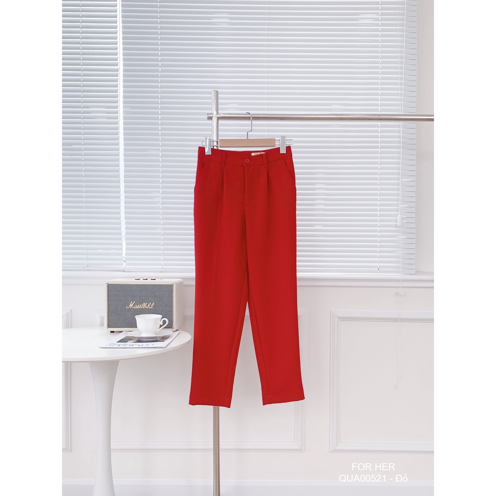 Quần baggy FOR HER 1 nút QUA0052