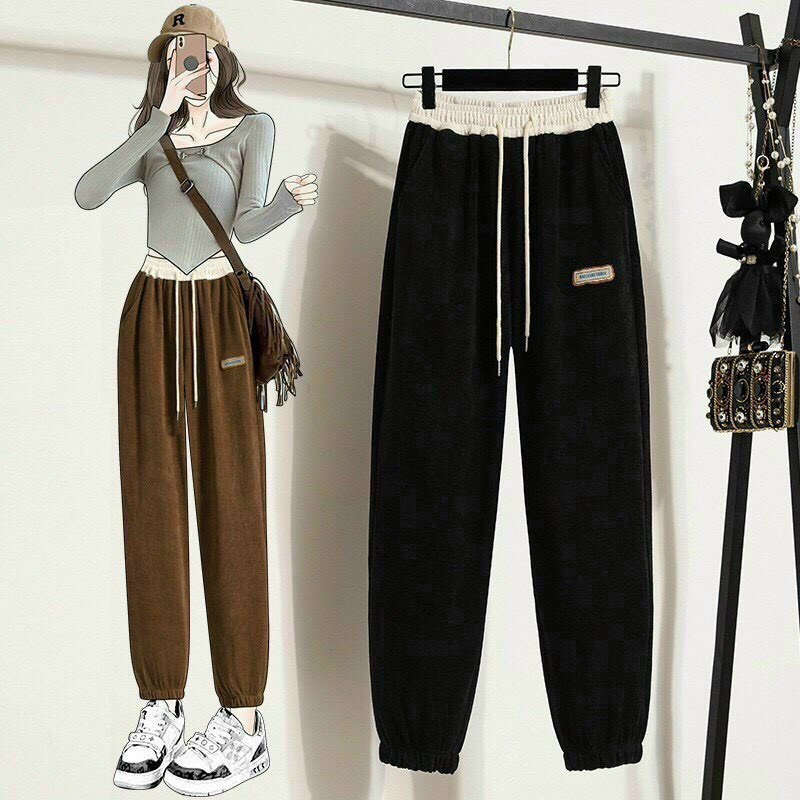 Quần Jogger Chất Tổ Ong Dày Dặn Cạp Phối Màu Kiểu Mới Mã 34