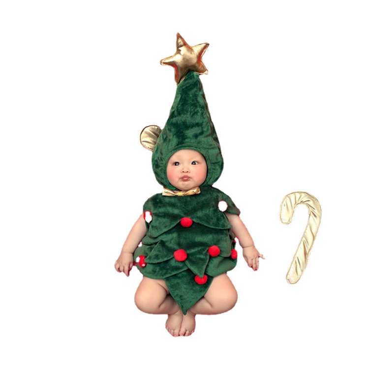 Bộ Đồ Hóa Trang Cây Thông Giáng Sinh / Halloween Cho Bé