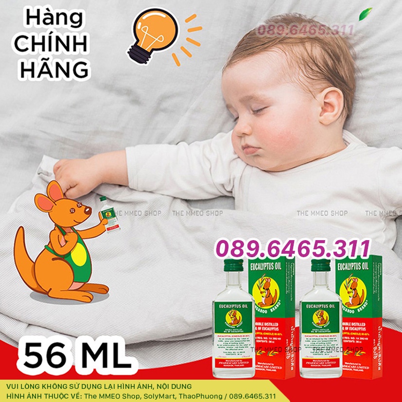 ⚡𝐂𝐡𝐢́𝐧𝐡 𝐇𝐚̃𝐧𝐠⚡Dầu Khuynh Diệp Úc 𝐄𝐔𝐂𝐀𝐋𝐘𝐏𝐓𝐔𝐒 𝐎𝐈𝐋 𝐊𝐀𝐍𝐆𝐀𝐑𝐎𝐎 𝐛𝐫𝐚𝐧𝐝 𝟓𝟔𝐦𝐥  Hàng Nhập Khẩu, Dầu Kangaroo