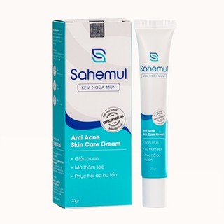Tuýp kem ngừa mụn sahemul 20g - dùng cho mụn bọc, mụn mủ, mụn trứng cá và thâm mụn