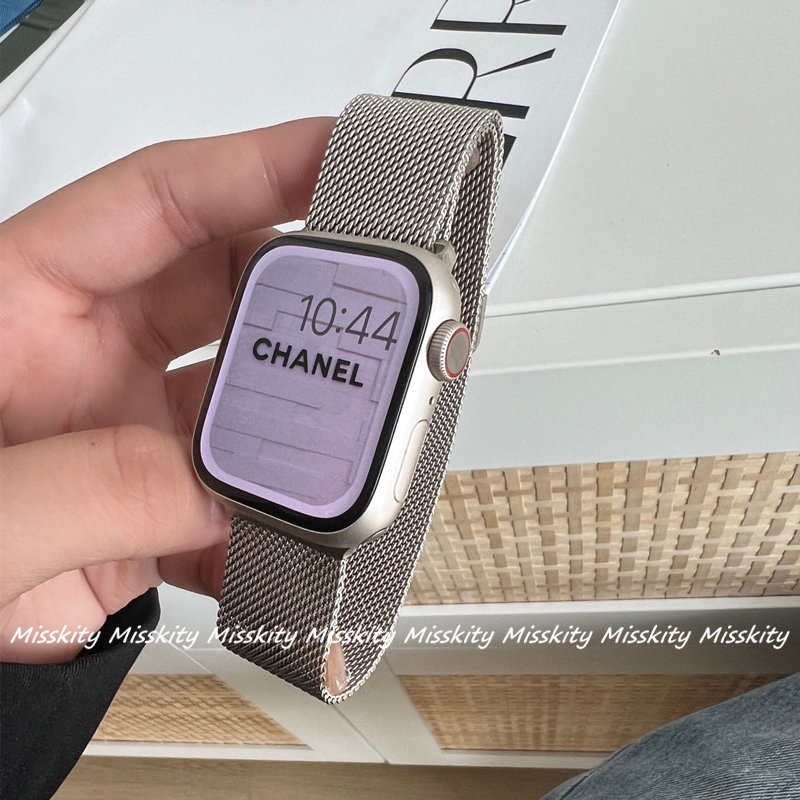 Dây Đeo Inox Milanese Cho Đồng Hồ Thông Minh iWatch Series Ultra 8 7 SE 3 4 5 6 2 49mm 45mm 41mm 44mm 40mm 38mm 42mm