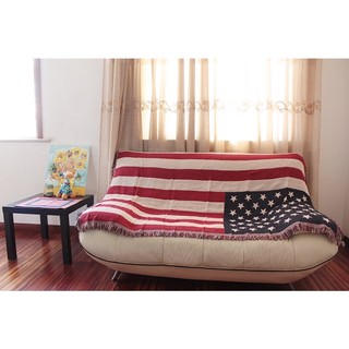 Thảm Decor Retro Vinatge Cờ Mỹ 2 mặt 1m3 x 1m8