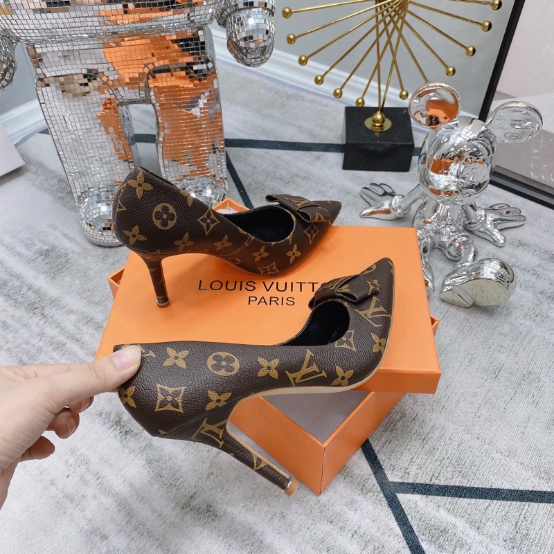 Cao Gót LV Nơ Full Size 35-39  -  By Anh Dinh Phuong