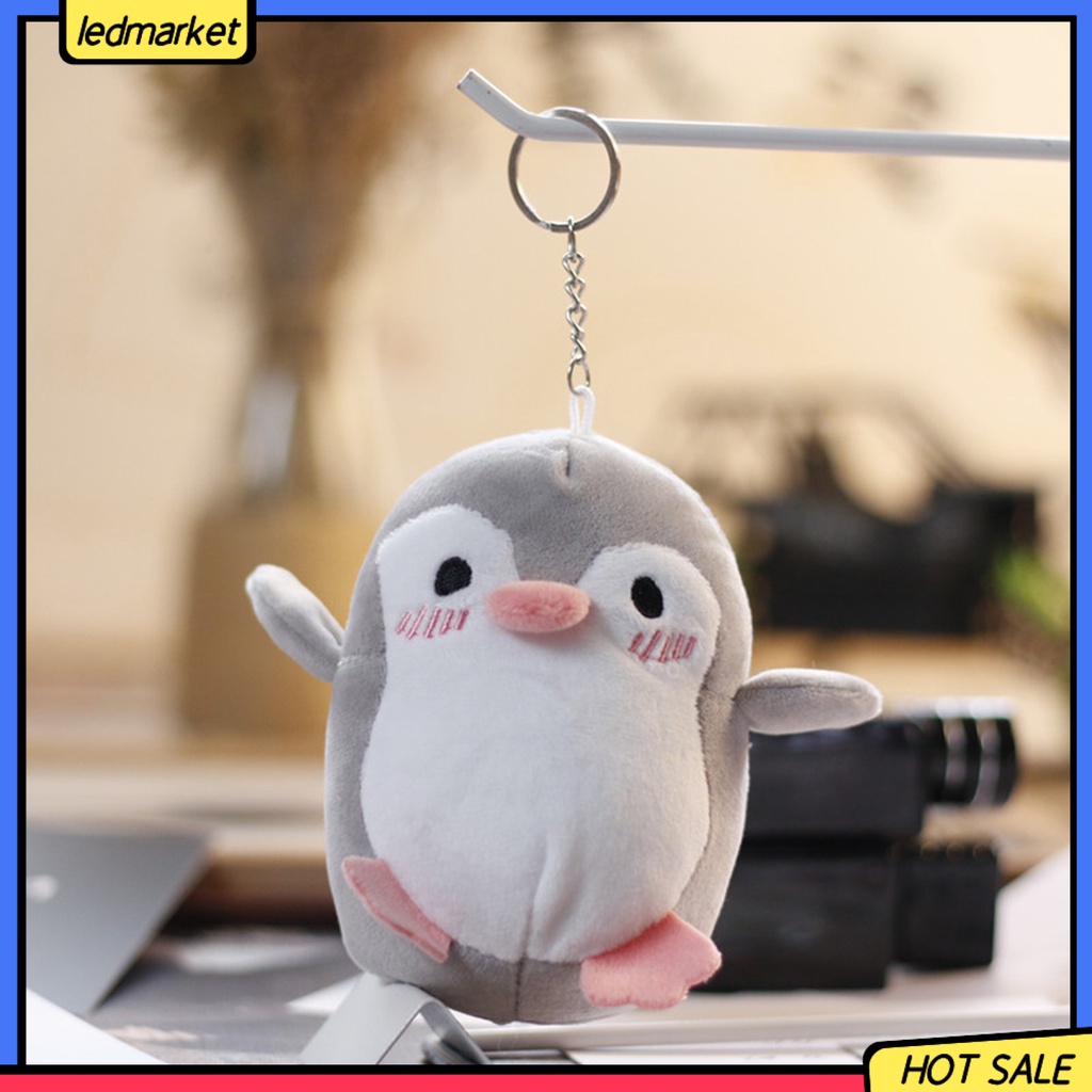 Gấu Bông Móc Khóa Hình Chim Cánh Cụt Nhồi Bông Siêu Mềm Thoáng Khí Cao Cho Trẻ Em