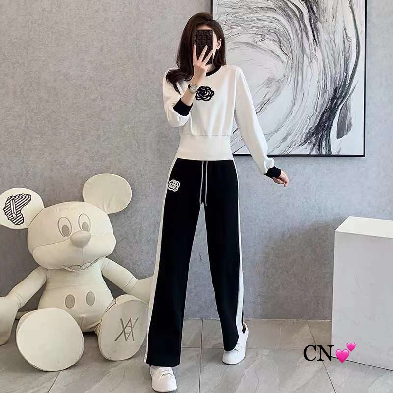 Set bộ len hoa C.N tôn dáng hàng QC