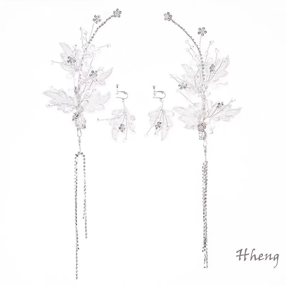 YADORNOS 2pcs Cặp Kẹp Tóc Hình Cánh Hoa Nhiều Màu Sắc Phong Cách Hàn Quốc Cho Nữ