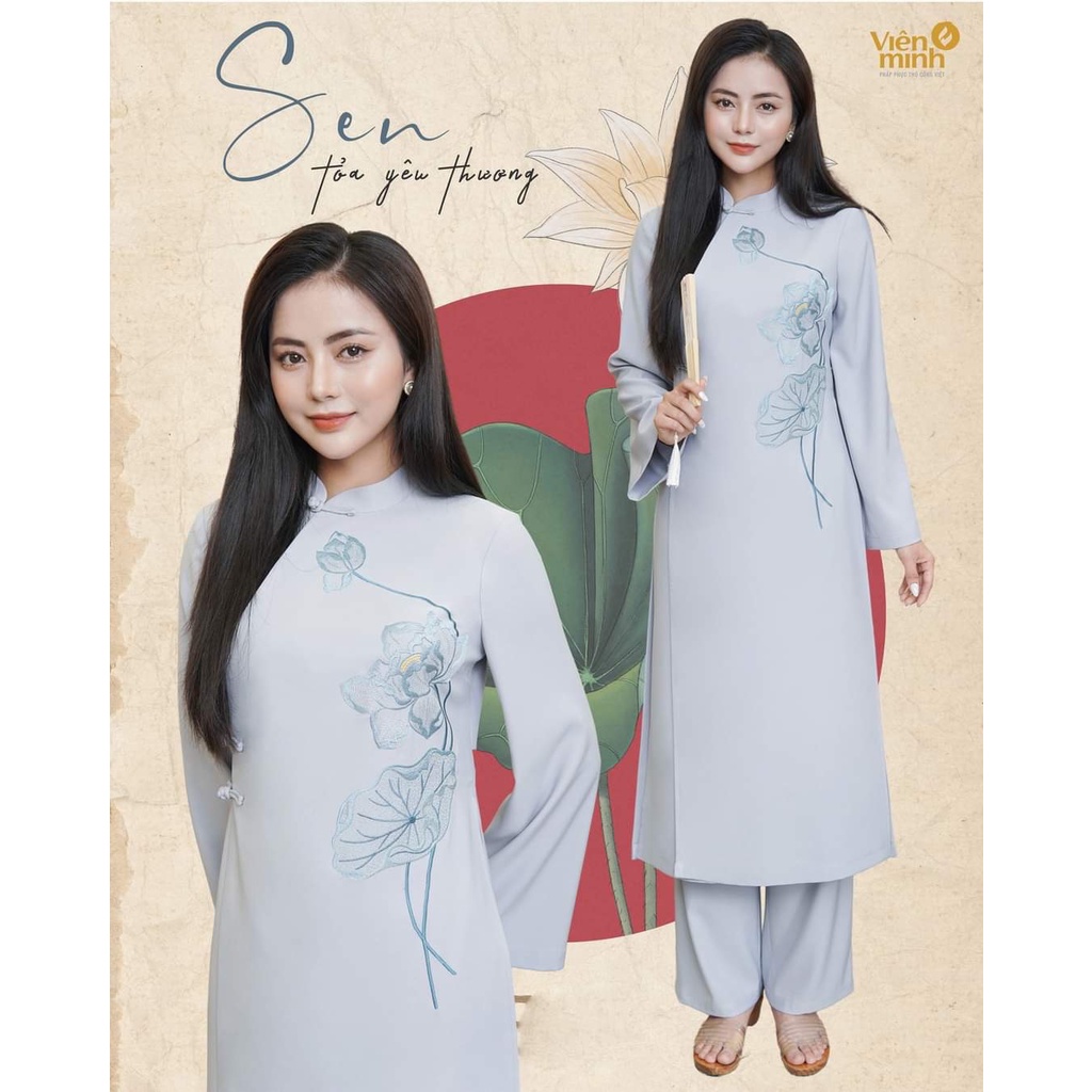 Mẫu Đồ Lam, Pháp phục Đi Chùa CAO CẤP SJ 34