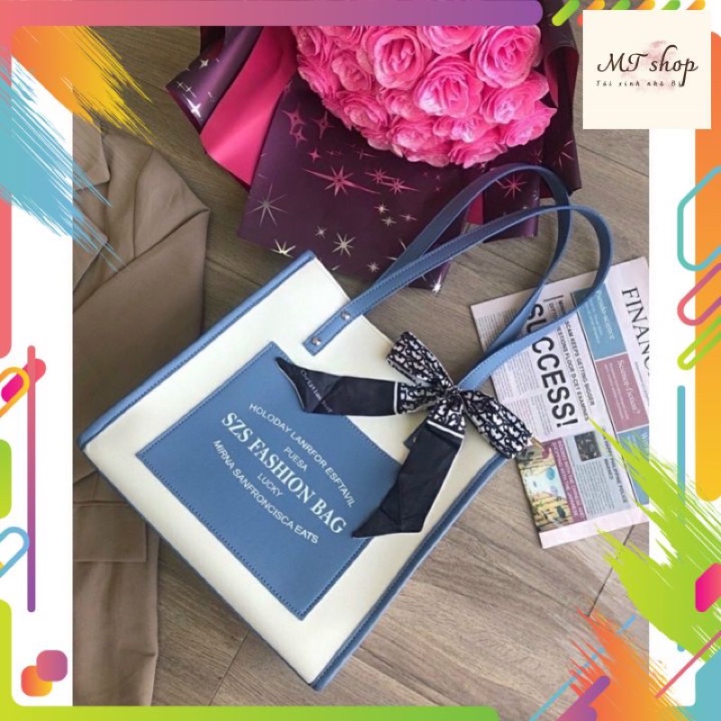 Túi Tote CHỮ đeo vai, xách tay, dùng đi làm, đi chơi, đi học Túi công sở T700