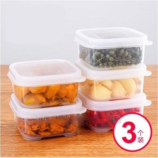 Bộ 3 hộp chia thực phẩm Inomata Nhật Bản (160ml x 3 Hộp) không chứa BPA, dùng lò vi sóng, đông lạnh