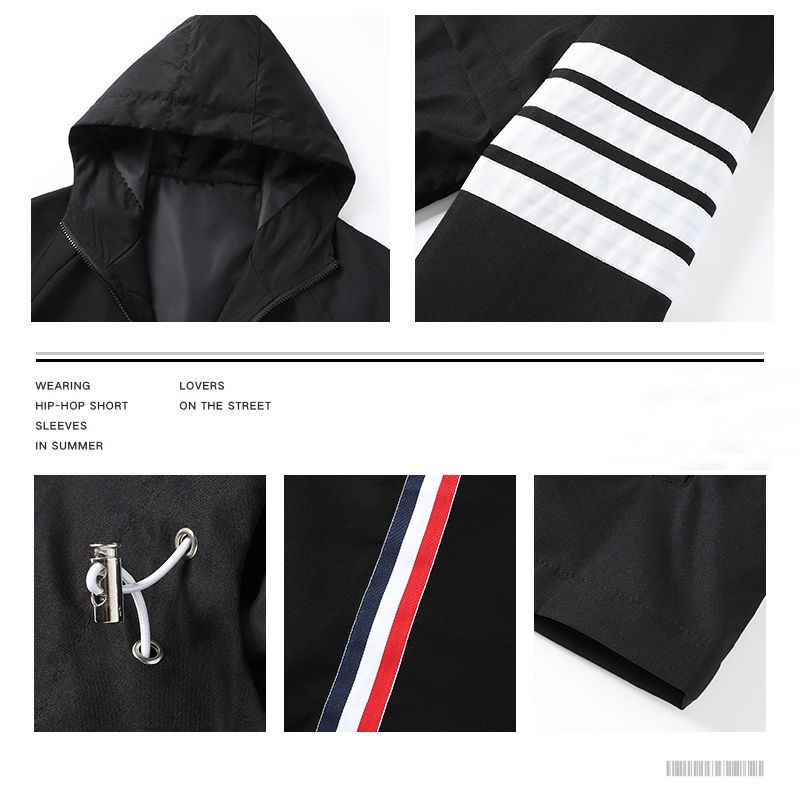 Áo Khoác Thể Thao Có Mũ Trùm Phong Cách Hàn Quốc Thời Trang Xuân Thu 2022 Cho Nam