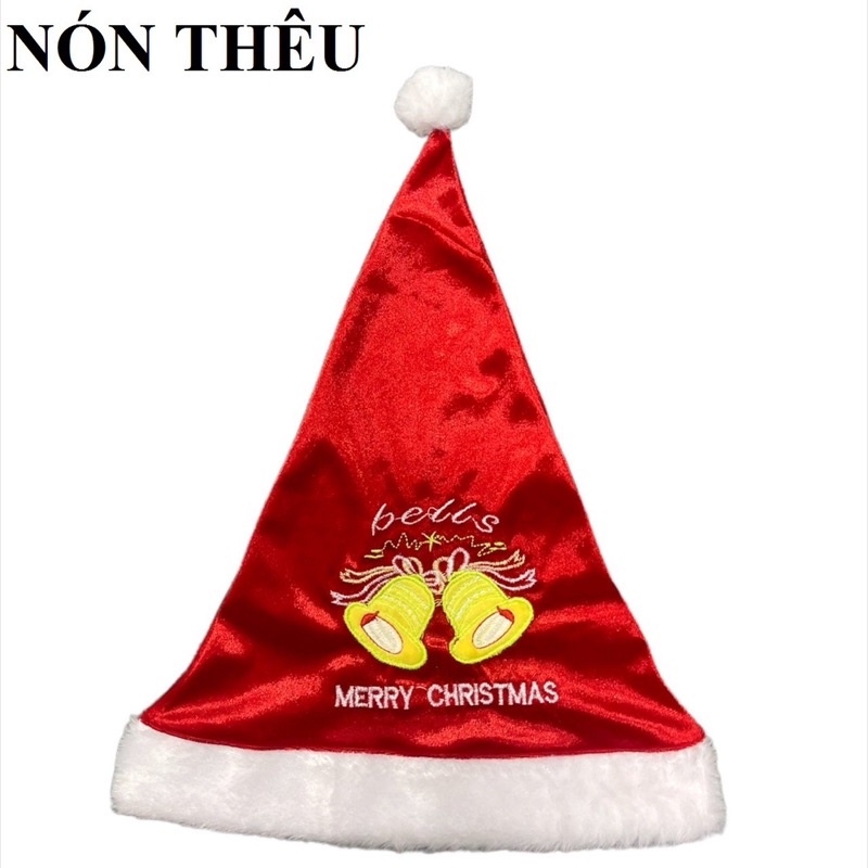 Nón nhung thêu hình