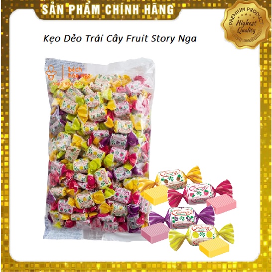 [AV] Kẹo Dẻo Trái Cây Fruit Story Nga Gói 1kg- Có Bán Lẻ