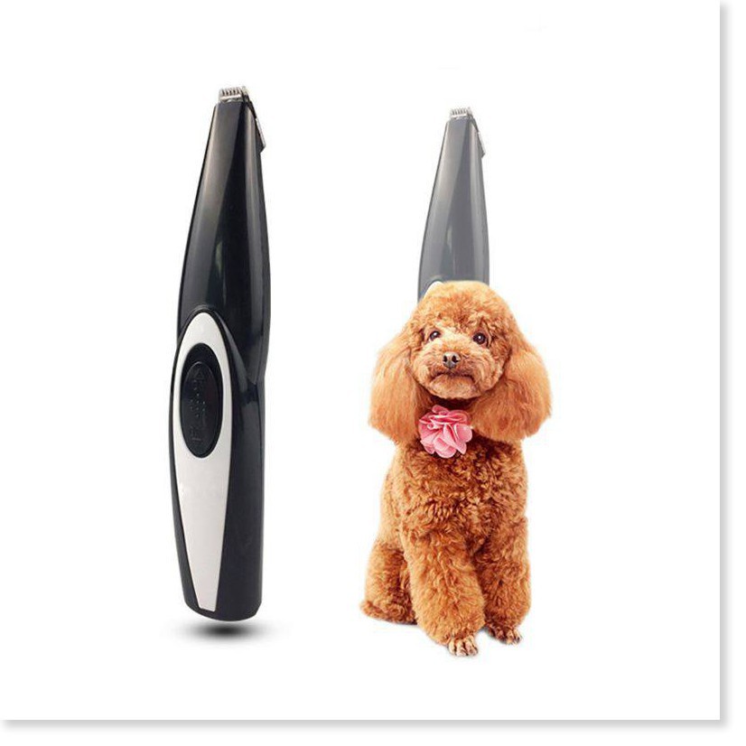Tông đơ cắt tỉa lông bàn chân cho chó mèo ORGO có cổng sạc USB màu đen