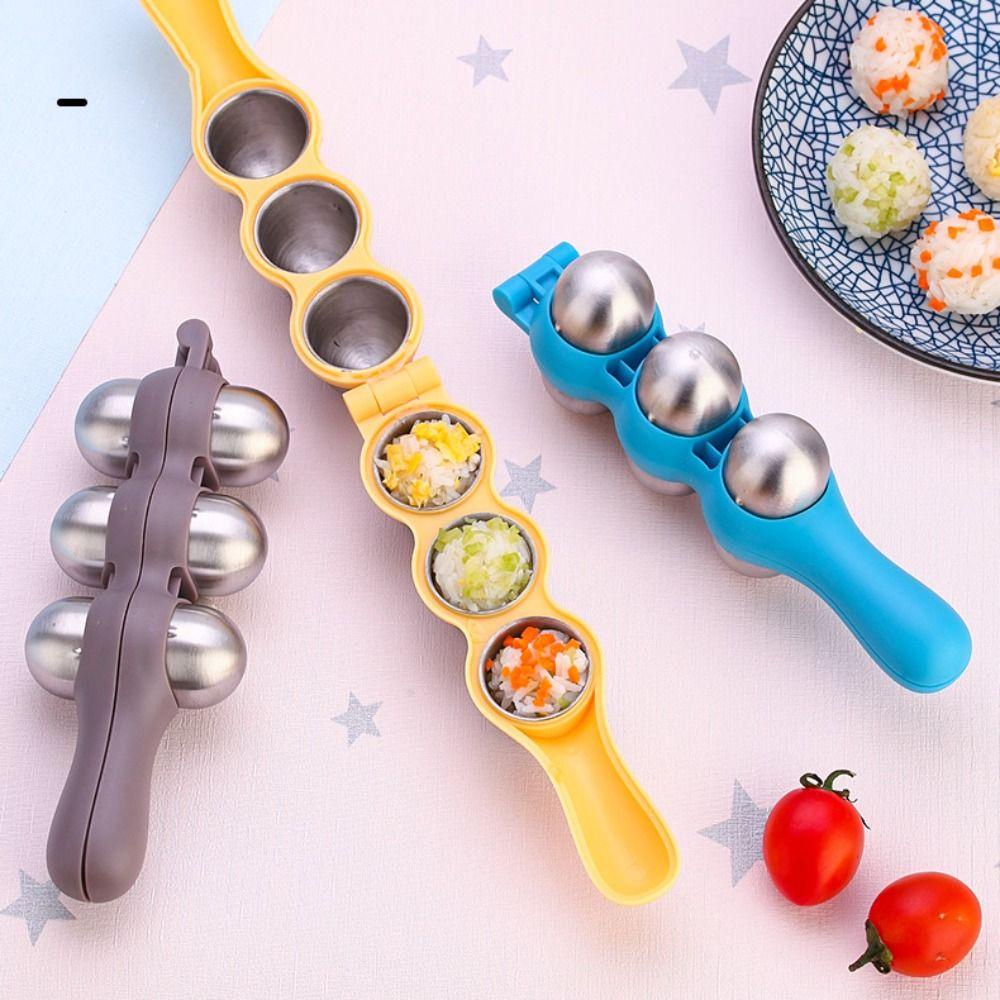 [COD] Khuôn Làm Cơm Nắm Bằng Thép Không Gỉ DIY