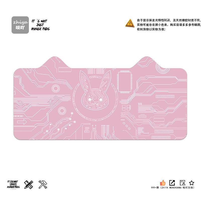 Tấm Lót Chuột Máy Tính Hình Tai Mèo Dễ Thương