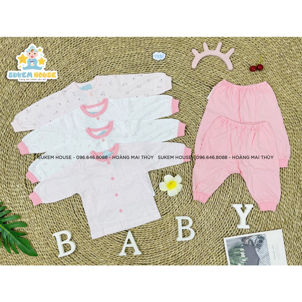 BỘ QUẦN ÁO MIOMIO MỎNG MẪU QUẦN TRƠN MÙA HÈ CHO BÉ SƠ SINH