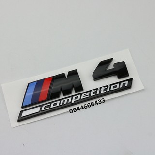 Chữ m4 competition , tem xe bmw m4 , logo m4