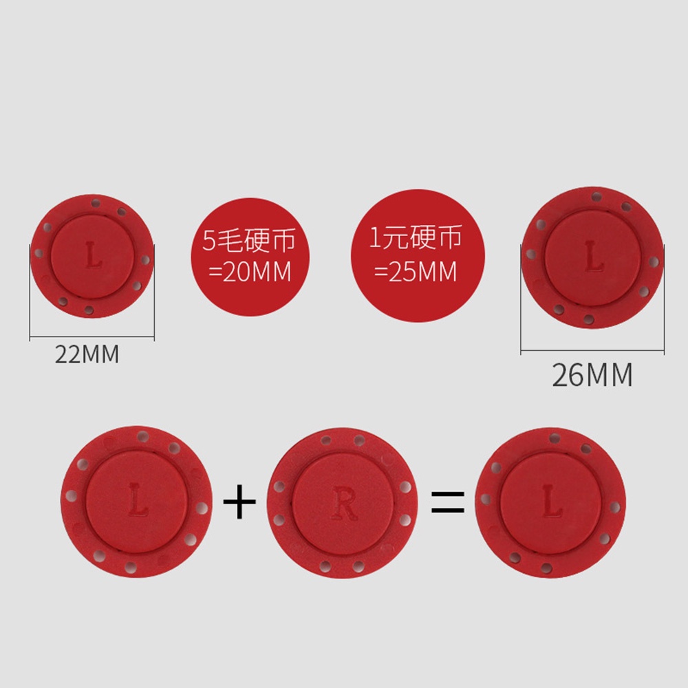 Nút Áo Nam Châm Kim Loại Ôm Sát Trang Trí Quần Áo DIY