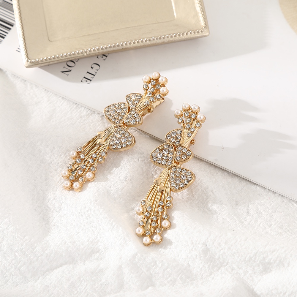 Set 2 kẹp tóc Haimeikang đính đá thời trang Hàn Quốc