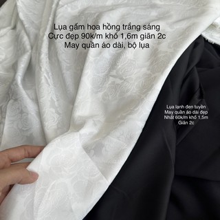 Vải Gấm lụa Hoa, Lụa Gấm Hoa Gió- May Áo Dài, Áo Bà Ba, Bộ Lụa- Loại Đẹp Nhất.