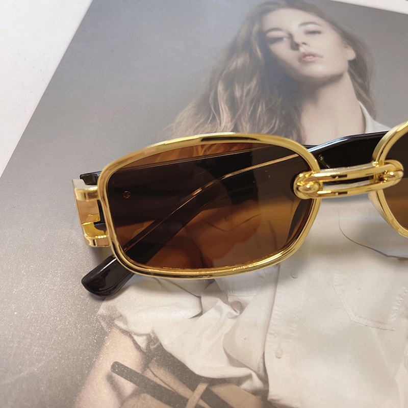 Kính mát thời trang nam nữ cool ngầu phong cách Hàn Quốc kính râm mắt hình chữ nhật hip hop sang chảnh siêu ngầu 248