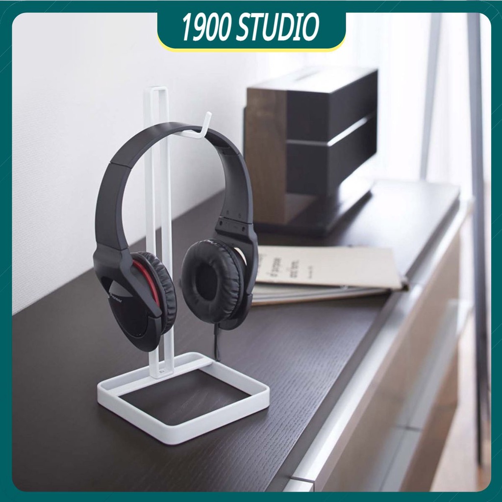 Giá treo tai nghe chắc chắn, Kệ để head phone bằng kim loại thép không gỉ, Đỡ dựng headphone để bàn.