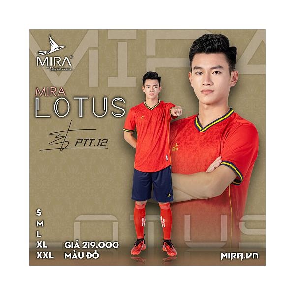 Bộ Quần Áo Đá Bóng Chính Hãng Cao Cấp Mira Lotus - Mẫu Cao Cấp 2022