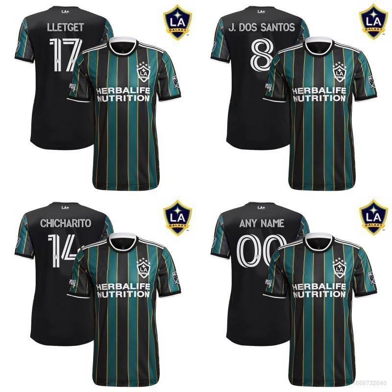 2021-2022 Áo Thun Bóng Đá Sân Khách LA Galaxy Jersey Lletget Santos Plus Size U