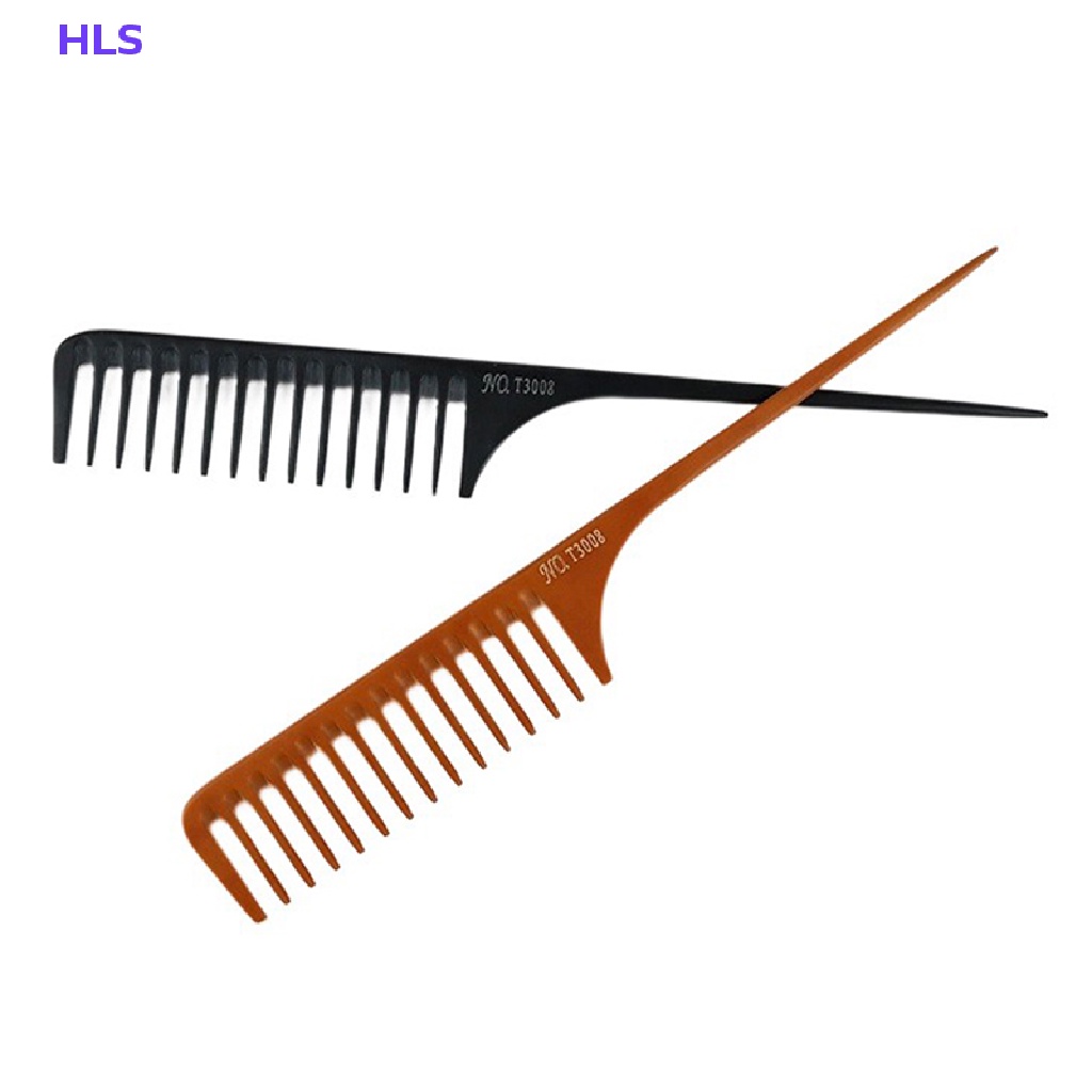 1 Lược Chải Tóc Chống Tĩnh Điện Bằng Gỗ Màu Đen