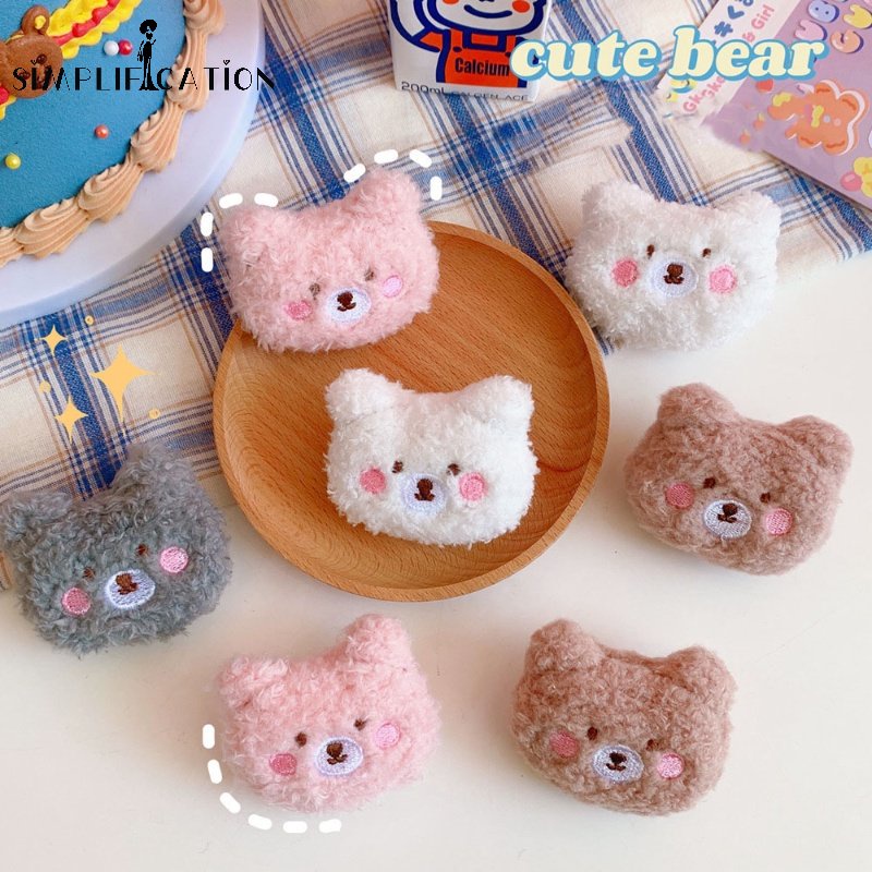Ghim Cài Áo Hình Gấu Bông 3D Mềm Mại Dễ Thương