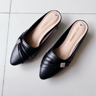 giày sục big size nữ trung niên gót cao 5cm size 36-43