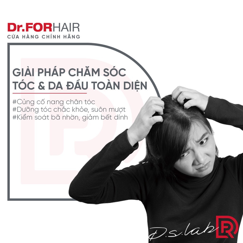 Bộ 2 tuýp dầu gội giảm rụng tóc Dr.FORHAIR Folligen Plus Shampoo 100ml