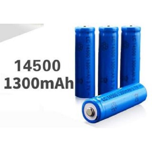 Pin lithium vỏ thép 14500 1300mAh 3.7V cực chuẩn