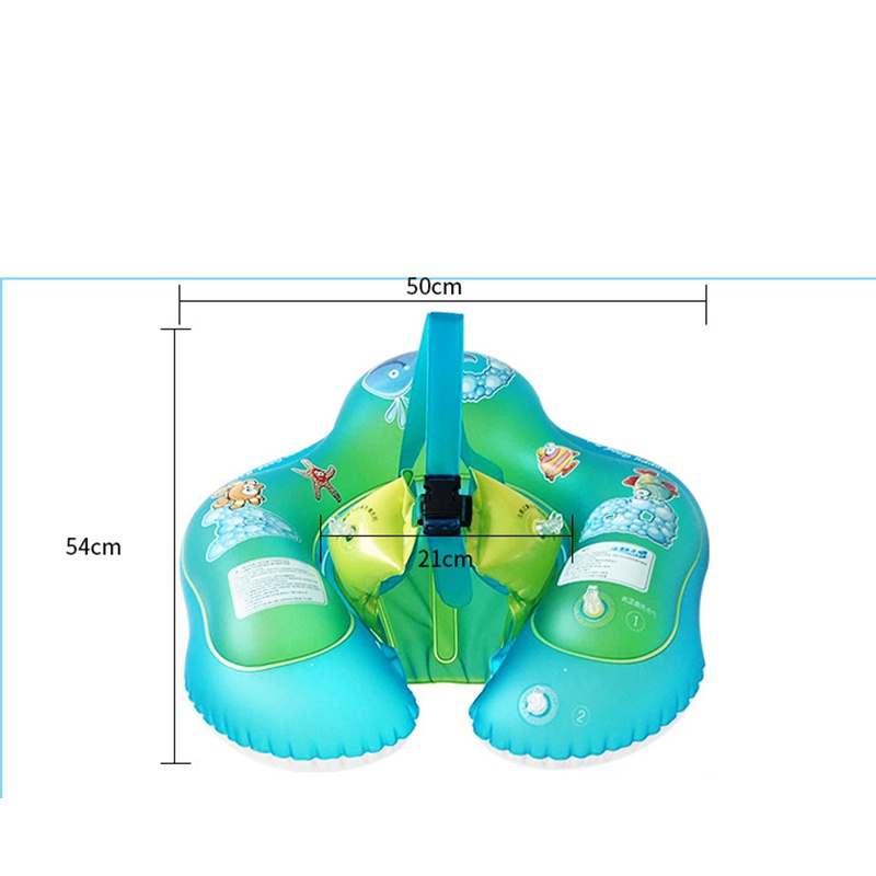 Phao Bơi Đeo Cổ An Toàn In Họa Tiết Hoạt Hình Dễ Thương Cho Bé Sơ Sinh 3 Tháng - 3 Tuổi
