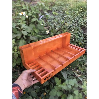 khay gỗ đựng tông đơ
