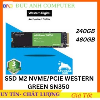 Ổ cứng ssd 240g/480gb western green sn350 nvme pcie gen3x4 m.2 2280