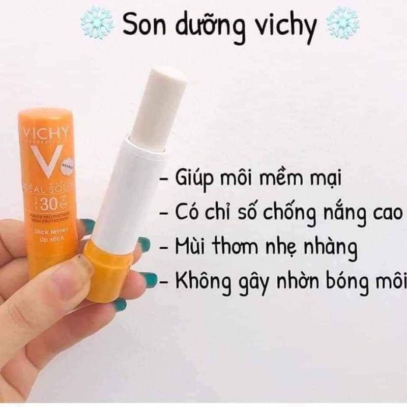 dưỡng môi Vichy chống nắng SPF 30+ 🌞💋